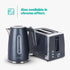 Orion 1.7L Kettle - Midnight Grey / Wood Effect